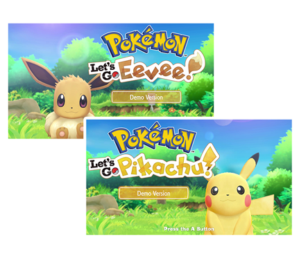 Pokémon: Let's Go, Pikachu! and Pokémon: Let's Go, Eevee!